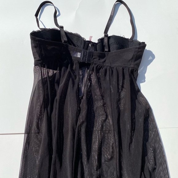 Rampage Heart Lace Babydoll - Picture 3 of 4